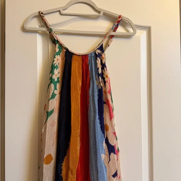 Rio Colorful Striped Floral Dress - Picture 1 of 9